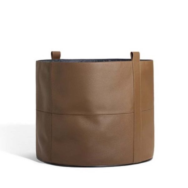 Leather Basket - Large